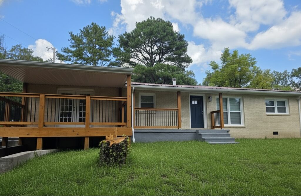 Owner financed home in Tennessee built by Tennessee Builds with ADU and RV pad options for rental income.